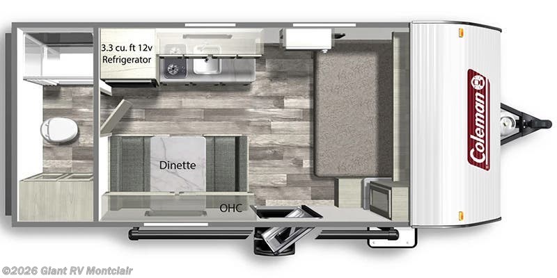 2023 Dutchmen Coleman Lantern LT 17R - Used Travel Trailer For Sale by Giant RV in Montclair, California