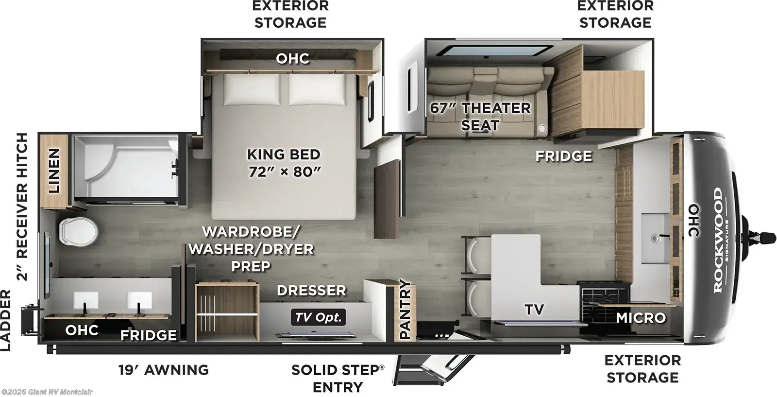 2026 Rockwood Signature 8263MBR by Forest River from Giant RV in Montclair, California