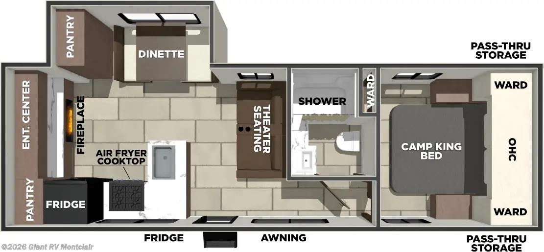 2026 Prime Time Tracer 248RE - New Travel Trailer For Sale by Giant RV in Montclair, California