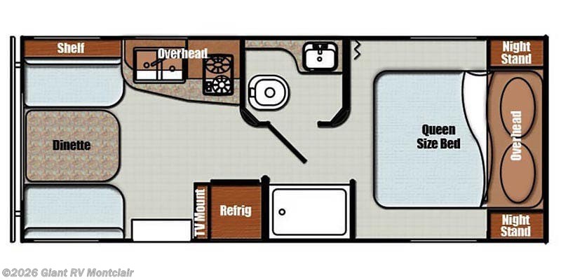 2018 Gulf Stream Vintage Cruiser 19ERD - Used Travel Trailer For Sale by Giant RV in Montclair, California