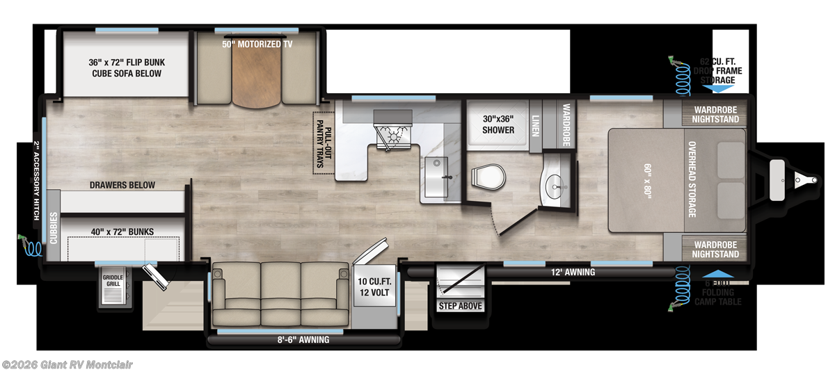 2026 Alliance RV Delta 321BH - New Travel Trailer For Sale by Giant RV in Montclair, California