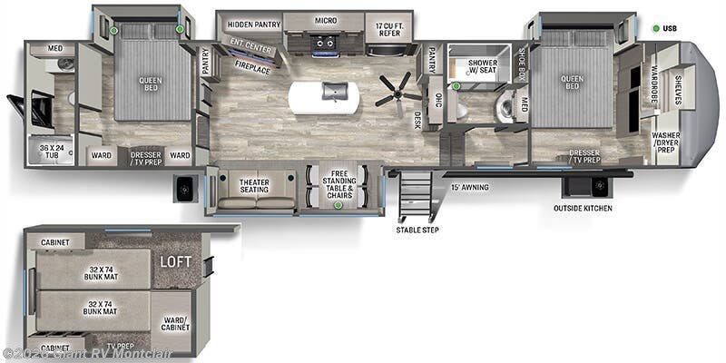 2026 Forest River Sierra 4002FB - New Fifth Wheel For Sale by Giant RV in Montclair, California