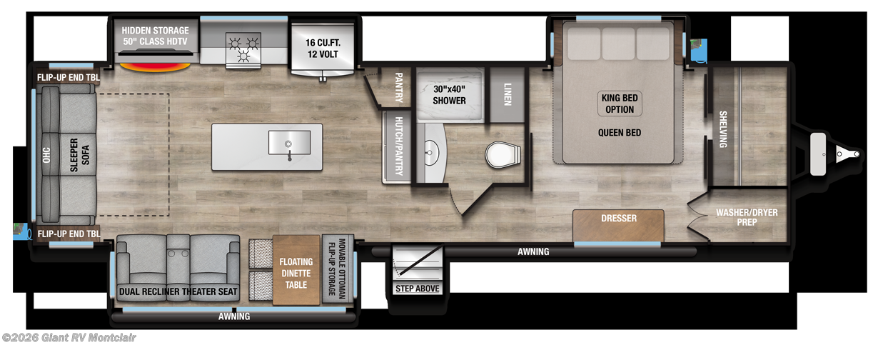 2026 Alliance RV Avenue 332RL - New Travel Trailer For Sale by Giant RV in Montclair, California