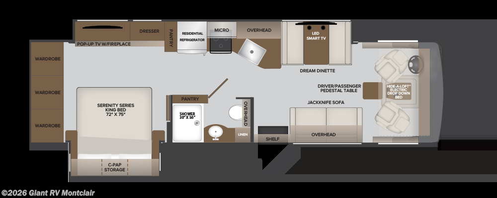2026 Holiday Rambler Invicta 32RW - New Class A For Sale by Giant RV in Montclair, California