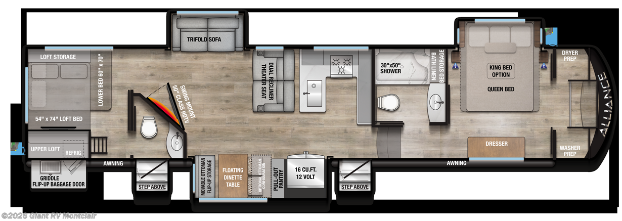 2026 Alliance RV Avenue 38DBL - New Fifth Wheel For Sale by Giant RV in Montclair, California