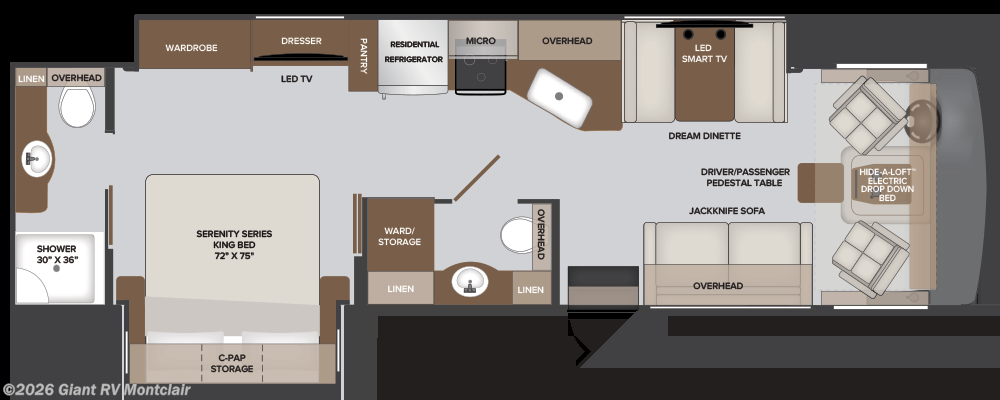2026 Holiday Rambler Invicta 33HB - New Class A For Sale by Giant RV in Montclair, California