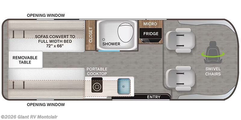 2026 Thor Motor Coach Tellaro 20U - New Class B For Sale by Giant RV in Montclair, California
