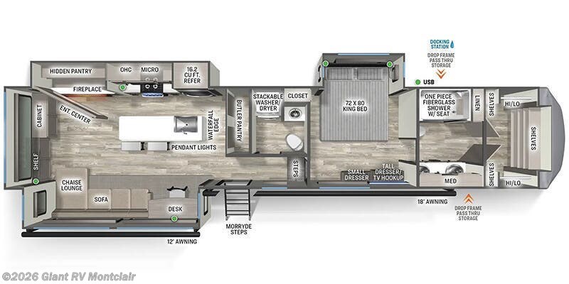 2027 Forest River Sierra 3900HBLR - New Fifth Wheel For Sale by Giant RV in Montclair, California