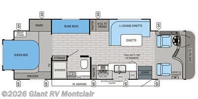2015 Jayco Precept 29UM - Used Class A For Sale by Giant RV in Montclair, California