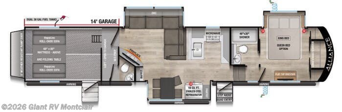 New 2026 Alliance RV Valor 44V14 available in Montclair, California