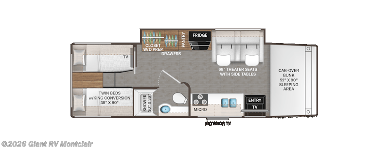 2027 Thor Motor Coach Omni Trail Z30 - New Class C For Sale by Giant RV in Montclair, California