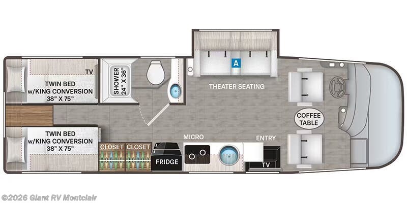 2027 Thor Motor Coach Axis 26.2 - New Class C For Sale by Giant RV in Montclair, California