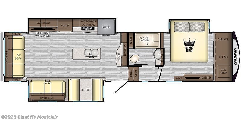 2020 CrossRoads Cruiser CR3391RL - Used Fifth Wheel For Sale by Giant RV in Montclair, California