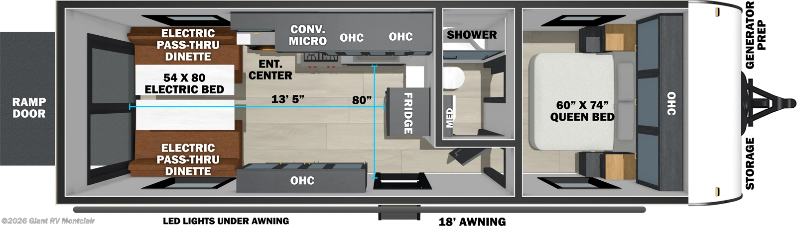 2026 Forest River Stealth 2513 - New Toy Hauler For Sale by Giant RV in Montclair, California