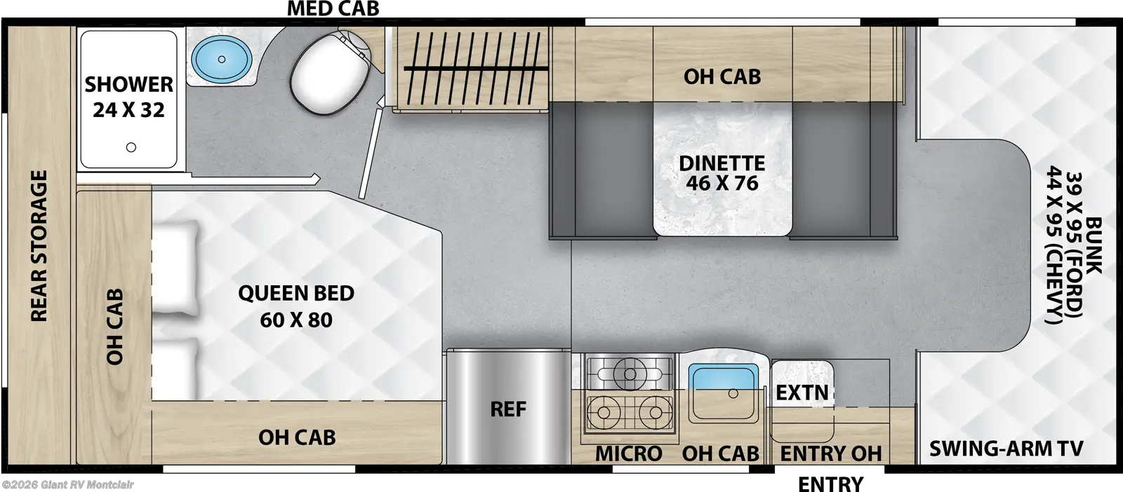 2026 Coachmen Cross Trail 23XG - ATH Edition - New Class C For Sale by Giant RV in Montclair, California