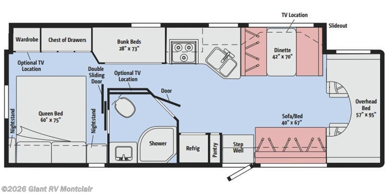 2018 Winnebago Minnie Winnie 31G - Used Class C For Sale by Giant RV in Montclair, California
