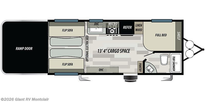 2019 Forest River Stealth CB1913 - Used Toy Hauler For Sale by Giant RV in Montclair, California