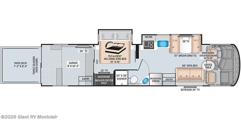 2022 Thor Motor Coach Outlaw 38KB - Used Class A For Sale by Giant RV in Montclair, California