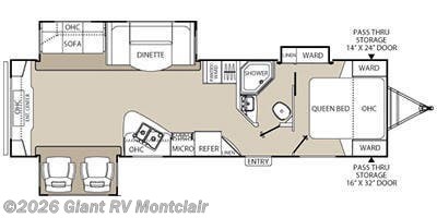 2014 Coachmen Freedom Express 298 REDS - Used Travel Trailer For Sale by Giant RV in Montclair, California