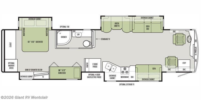 2016 Tiffin Allegro Red 38 QBA - Used Class A For Sale by Giant RV in Montclair, California