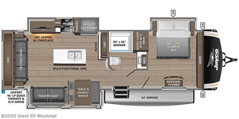 2025 Jayco Eagle HT 294CKBS - Used Travel Trailer For Sale by Giant RV in Montclair, California