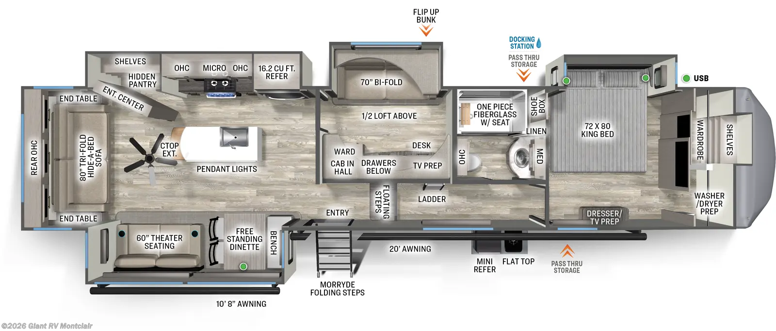 2025 Sierra 4003MB by Forest River from Giant RV in Montclair, California