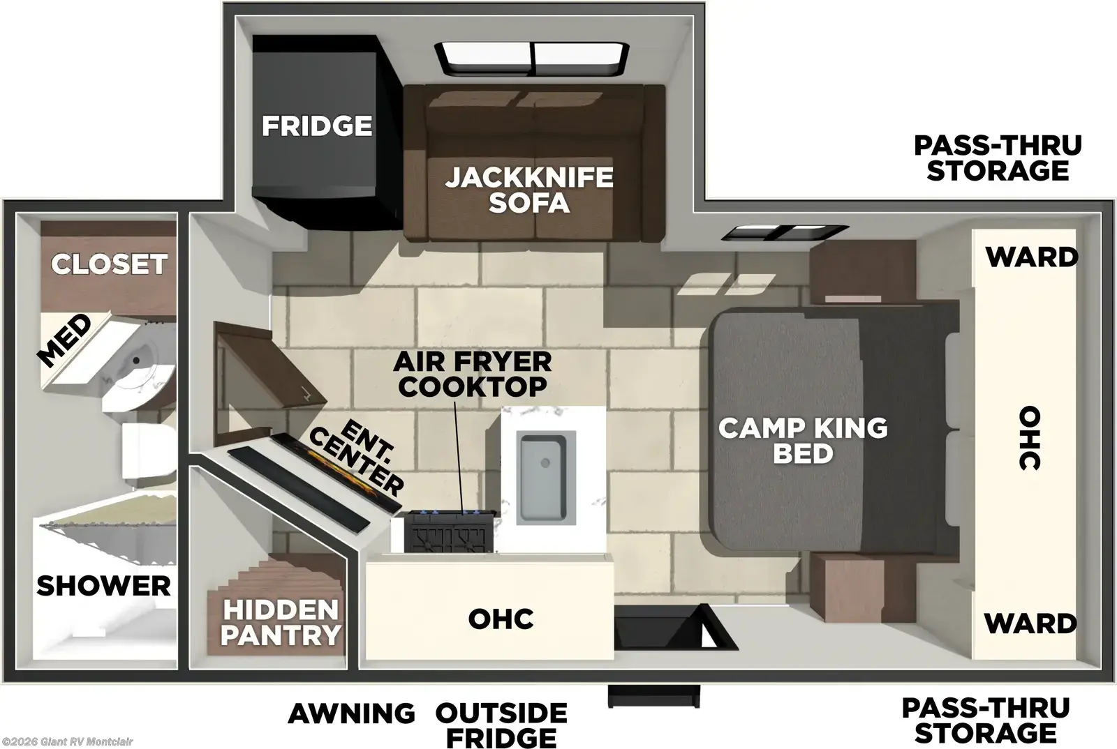 2027 Prime Time Tracer 195RB - New Travel Trailer For Sale by Giant RV in Montclair, California