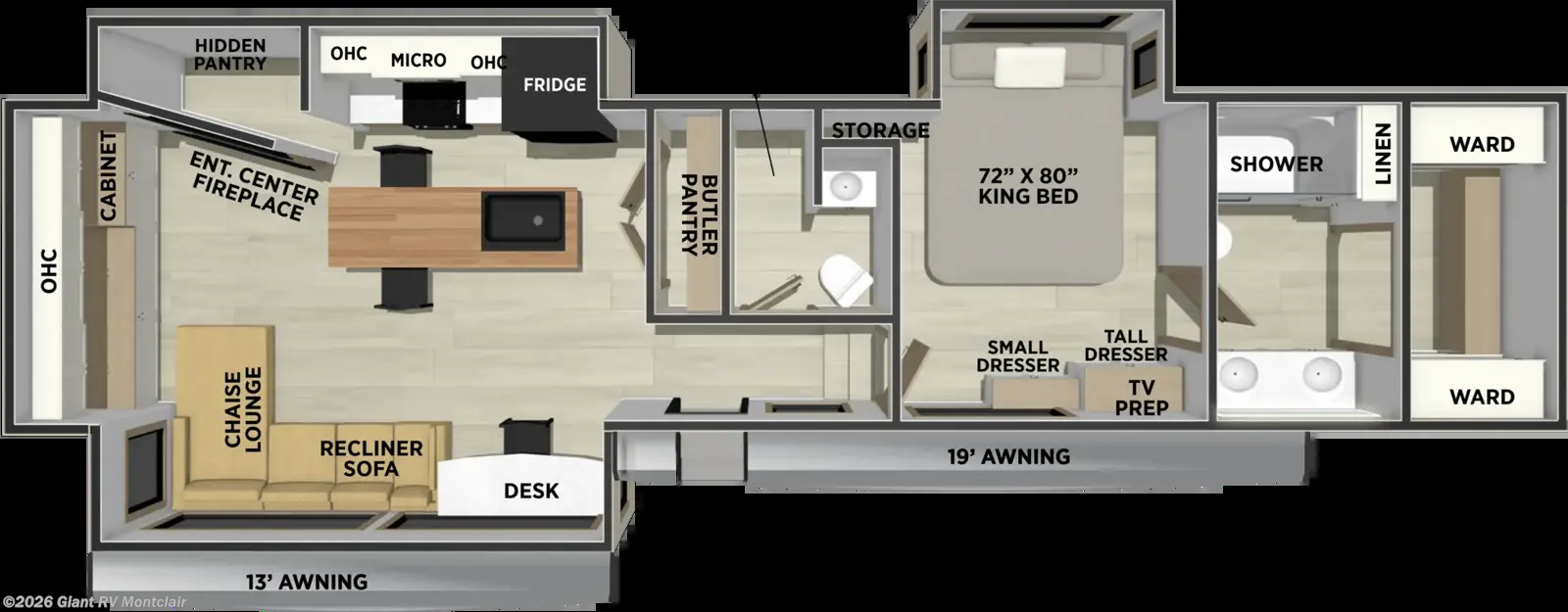 2027 Forest River Sierra 3900HBLR - New Fifth Wheel For Sale by Giant RV in Montclair, California