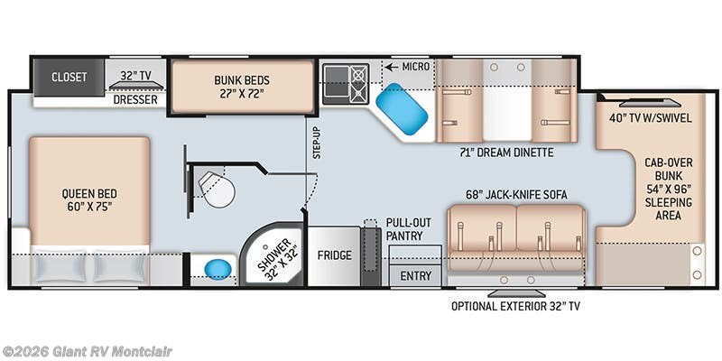 2020 Thor Motor Coach Four Winds 31E - Used Class C For Sale by Giant RV in Montclair, California