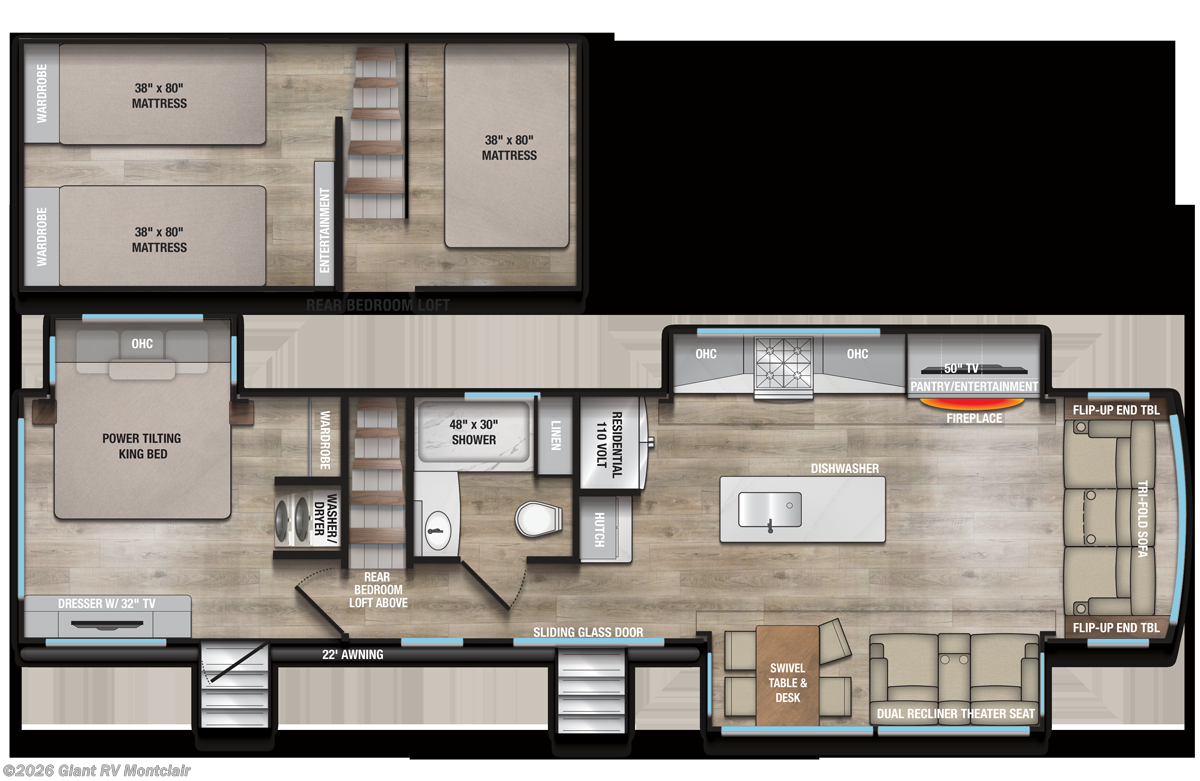 2027 Alliance RV Benchmark 42LFT - New Destination Trailer For Sale by Giant RV in Montclair, California