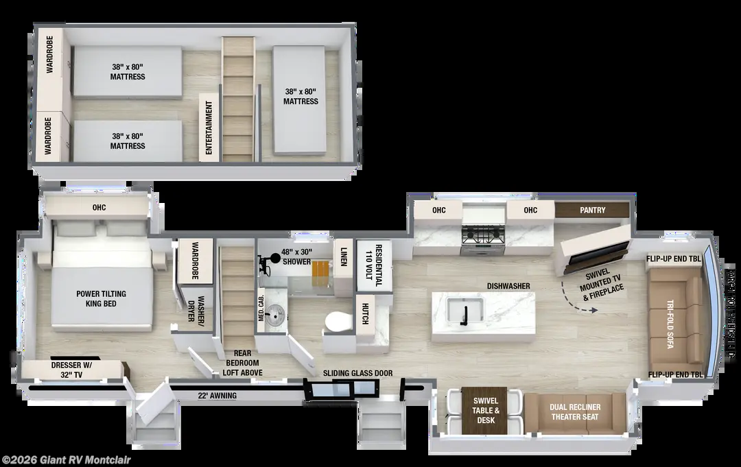 2027 Alliance RV Benchmark 42LFT - New Destination Trailer For Sale by Giant RV in Montclair, California