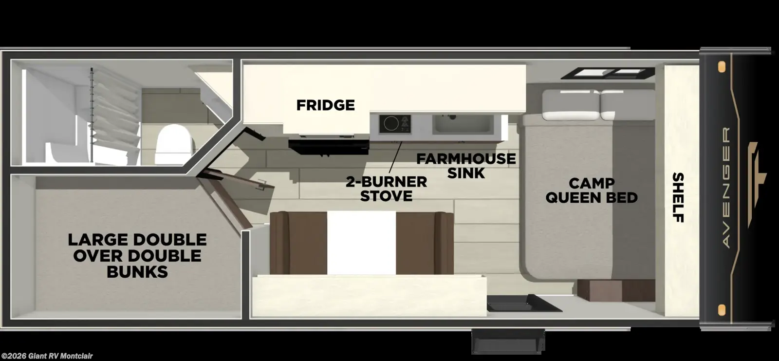 2027 Avenger LT 17DBX by Prime Time from Giant RV in Montclair, California