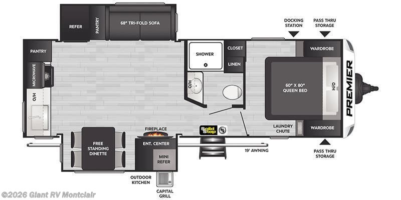 2023 Keystone Premier 25RKPR - Used Travel Trailer For Sale by Giant RV in Montclair, California