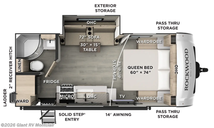 2027 Forest River Rockwood Mini Lite 2109S - New Travel Trailer For Sale by Giant RV in Montclair, California