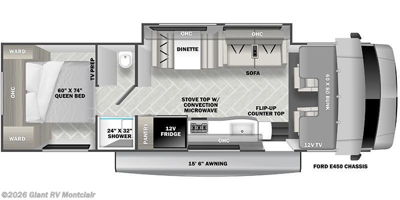 2023 Forest River Sunseeker 2850S LE - Used Class C For Sale by Giant RV in Montclair, California