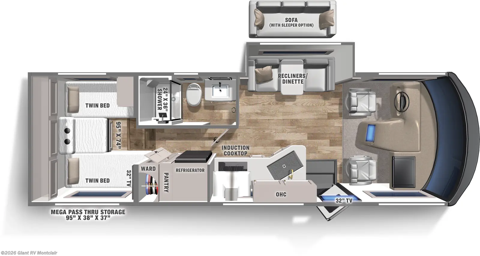 2026 Coachmen Euro 25TB - New Class A For Sale by Giant RV in Montclair, California