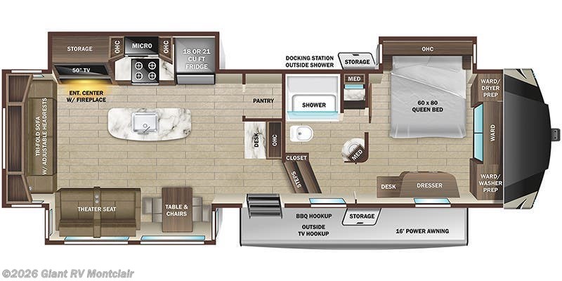 2022 Highland Ridge Mesa Ridge 314RLS - Used Travel Trailer For Sale by Giant RV in Montclair, California