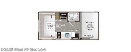 2026 Four Winds 19Z by Thor Motor Coach from Giant RV in Montclair, California