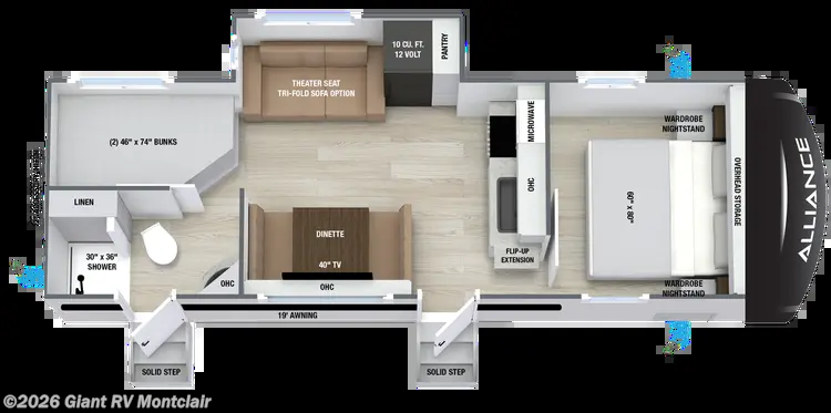 2027 Alliance RV Delta Ultra Lite BH255 - New Travel Trailer For Sale by Giant RV in Montclair, California