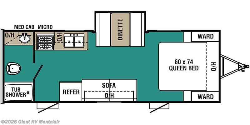 2018 Coachmen Viking Ultra-Lite Tandem Axle 21FQS - Used Travel Trailer For Sale by Giant RV in Montclair, California