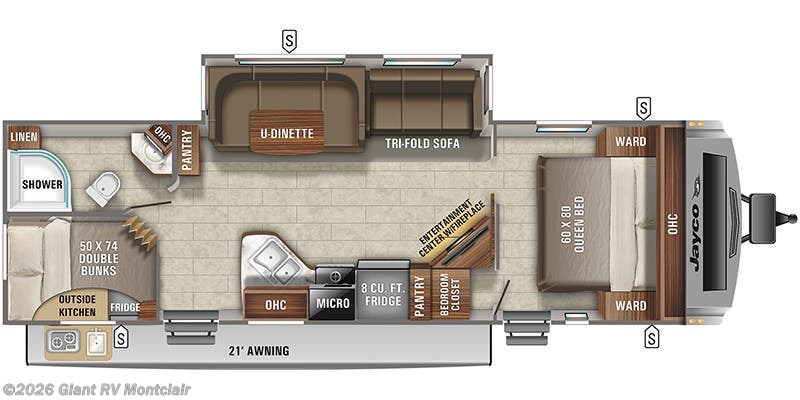 2021 Jayco White Hawk 29BH - Used Travel Trailer For Sale by Giant RV in Montclair, California