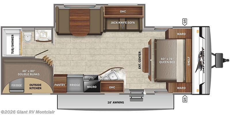 2022 Jayco Jay Flight SLX 8 267BHS - Used Travel Trailer For Sale by Giant RV in Montclair, California