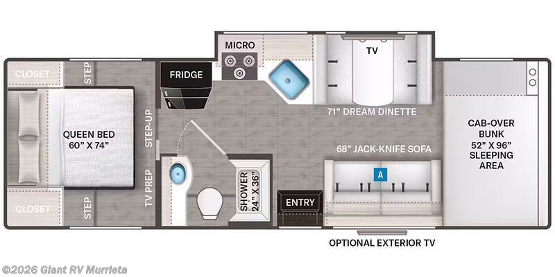 2024 Thor Motor Coach Four Winds 28Z - Used Class C For Sale by Giant RV in Murrieta, California
