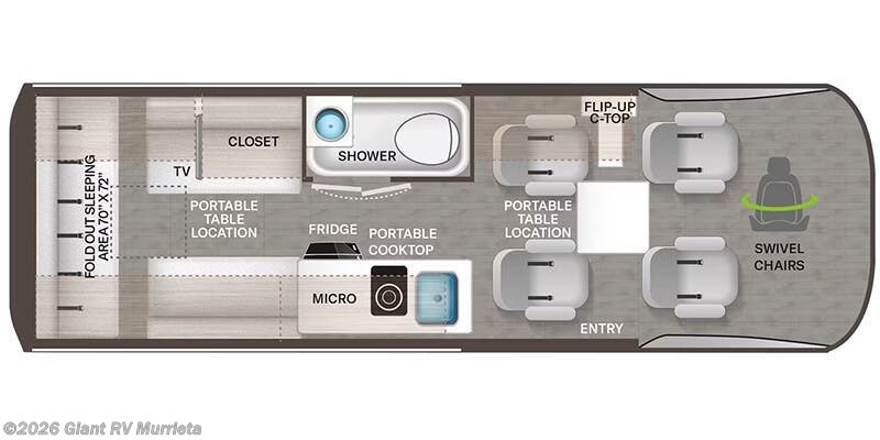 2025 Thor Motor Coach Tranquility 24C - New Class B For Sale by Giant RV in Murrieta, California