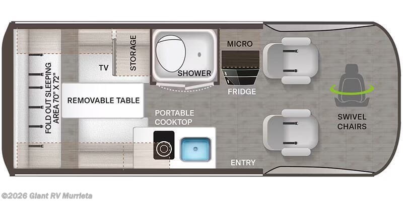 2025 Thor Motor Coach Tranquility 19P - New Class B For Sale by Giant RV in Murrieta, California