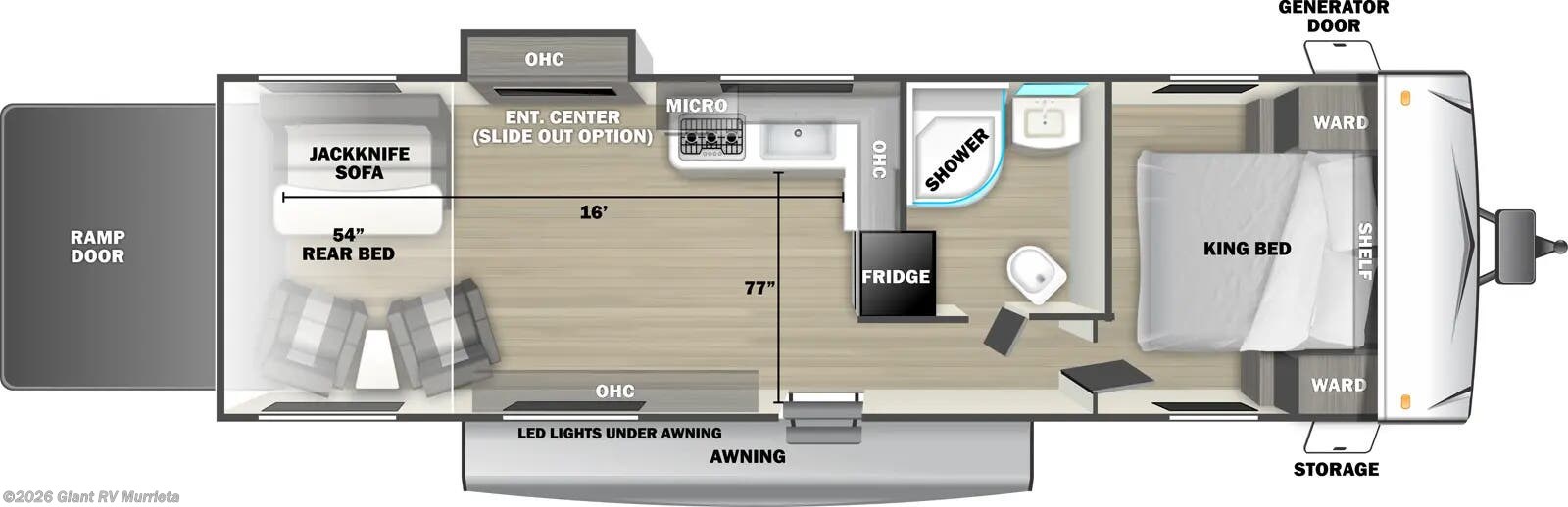 2025 Forest River Stealth 2630SLE - New Toy Hauler For Sale by Giant RV in Murrieta, California