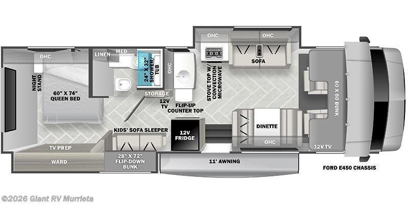 2023 Forest River Sunseeker 3250DS LE - Used Class C For Sale by Giant RV in Murrieta, California