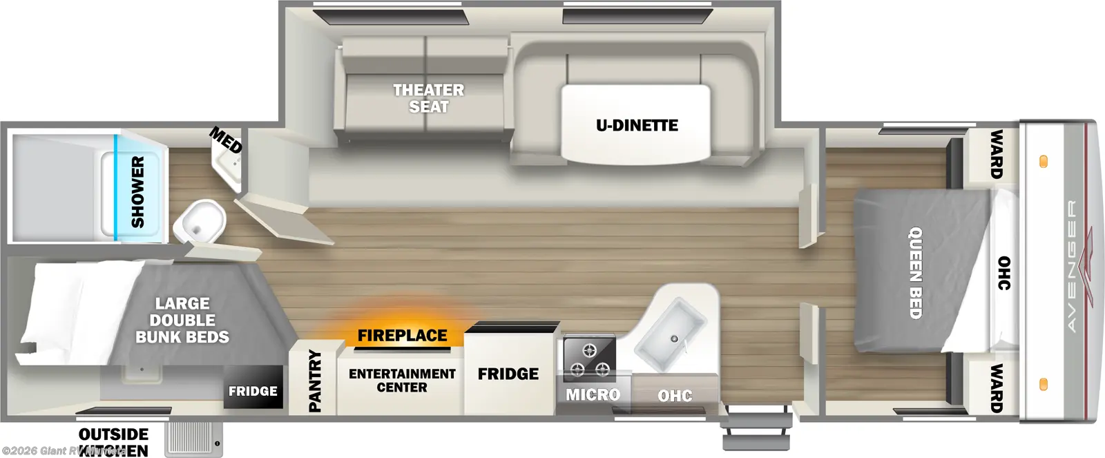 2025 Avenger 27DBS by Prime Time from Giant RV in Murrieta, California