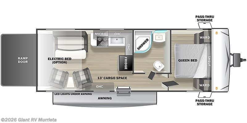 2023 Forest River Sandstorm 241 - Used Toy Hauler For Sale by Giant RV in Murrieta, California