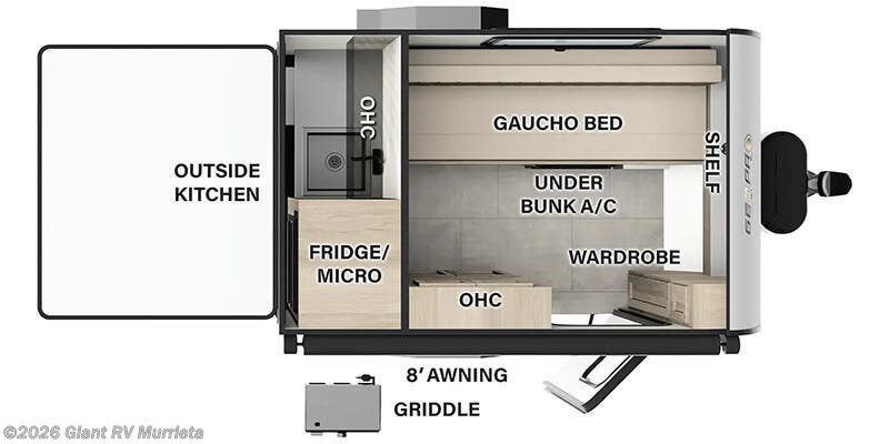 2025 Forest River Rockwood Geo Pro G12SA - New Travel Trailer For Sale by Giant RV in Murrieta, California